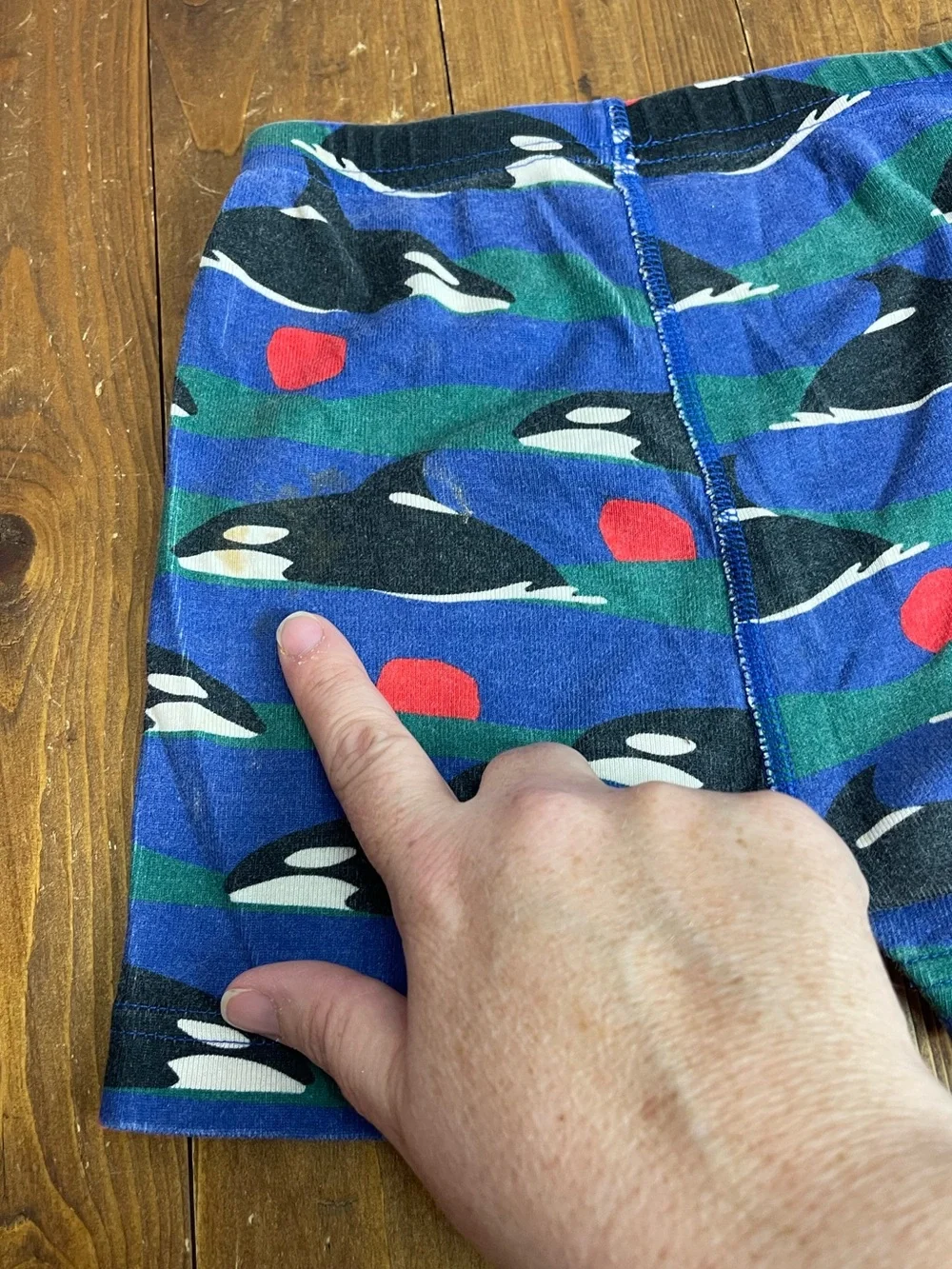 Hanna Andersson size 5 orca print pajamas